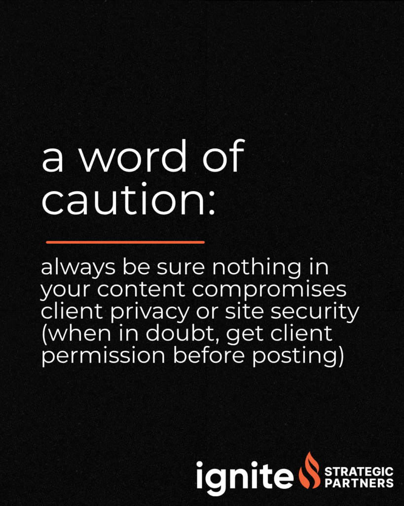 ignite insight security marketing tips